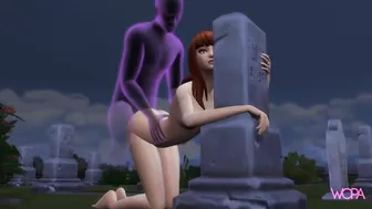 [TRAILER] She goes to the cemetery for one last fuck with her boyfriend