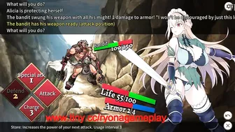 Maid kn having sex with a man in Maid Kn Alicia new rpg hentai gameplay video