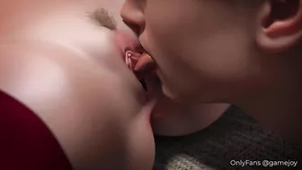 Blonde being licked in The genesis order #21 sex game