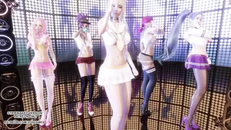 [MMD] Badkiz - Come Closer Sexy Kpop Dance Ahri Akali Seraphine Kaisa Evelynn League Of Legends KDA