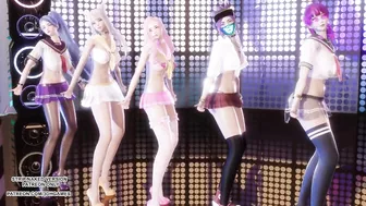 [MMD] Badkiz - Come Closer Sexy Kpop Dance Ahri Akali Seraphine Kaisa Evelynn League Of Legends KDA