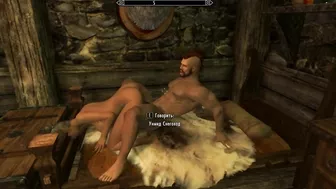 Muscular man fucks Anuriel, the king's chief adviser | Skyrim sex mods