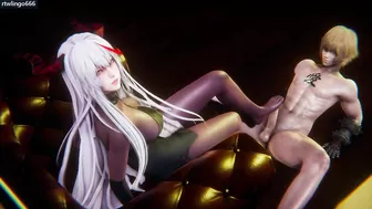 Azur Lane - Agir × Black Stockings × Footjob