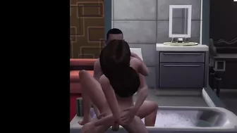 SIMS 4 - PETITE WOMAN FUCKED ROUGHLY PART 1