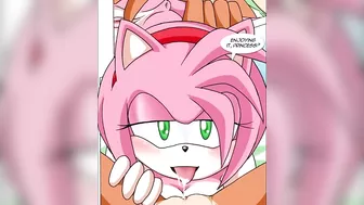 Sonic (Amy Rose Fucking Porn Parody) - Saturday Night Fun #1 (Hard Sex) (Hentai)