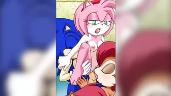 Sonic (Amy Rose Fucking Porn Parody) - Saturday Night Fun #1 (Hard Sex) (Hentai)