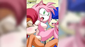 Sonic (Amy Rose Fucking Porn Parody) - Saturday Night Fun #1 (Hard Sex) (Hentai)