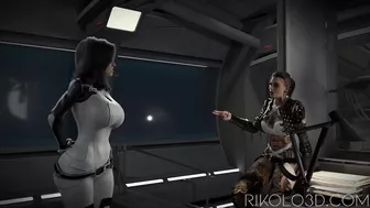 Futa Femshep fucks Miranda and Jack - trailer for animation