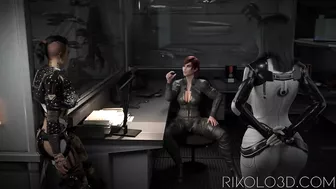 Futa Femshep fucks Miranda and Jack - trailer for animation