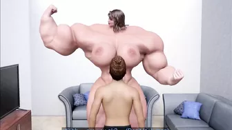 Hulky Girlfriend (Female muscle Growth)