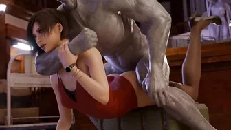 Ada Wong Gets Dicked Down Hard From Mr X In The Police Station Resident Evil 2 Remake