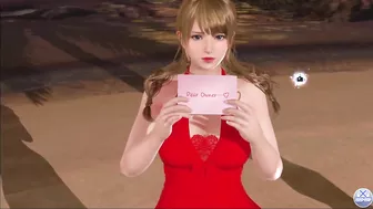 Dead or Alive Xtreme Venus Vacation Monica Valentine's Day Pose Cards Fanservice Appreciation