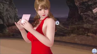 Dead or Alive Xtreme Venus Vacation Monica Valentine's Day Pose Cards Fanservice Appreciation