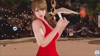 Dead or Alive Xtreme Venus Vacation Monica Valentine's Day Pose Cards Fanservice Appreciation