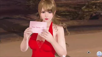 Dead or Alive Xtreme Venus Vacation Monica Valentine's Day Pose Cards Fanservice Appreciation