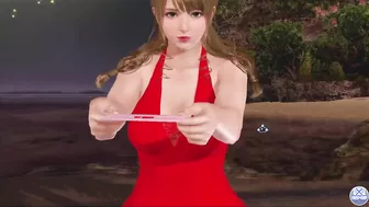 Dead or Alive Xtreme Venus Vacation Monica Valentine's Day Pose Cards Fanservice Appreciation