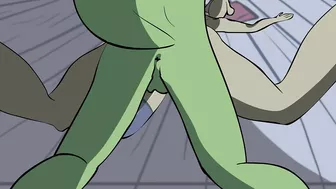 DogFurry x LizardFurry! Rule34 Original Short Animation