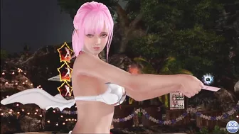 Dead or Alive Xtreme Venus Vacation Fiona Valentine's Day Pose Cards Fanservice Appreciation