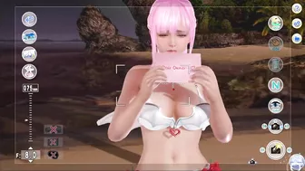 Dead or Alive Xtreme Venus Vacation Fiona Valentine's Day Pose Cards Fanservice Appreciation