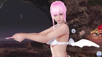 Dead or Alive Xtreme Venus Vacation Fiona Valentine's Day Pose Cards Fanservice Appreciation