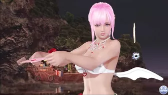 Dead or Alive Xtreme Venus Vacation Fiona Valentine's Day Pose Cards Fanservice Appreciation