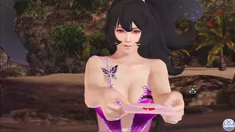 Dead or Alive Xtreme Venus Vacation Ayane Valentine's Day Pose Cards Fanservice Appreciation