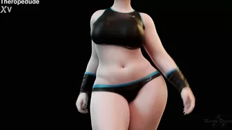 Mei sexy walk 3d animated nude pmv