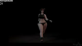 Mei sexy walk 3d animated nude pmv