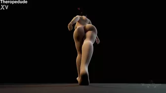 Mei sexy walk 3d animated nude pmv