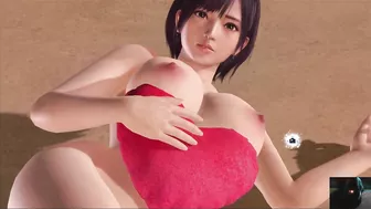 Dead or Alive Xtreme Venus Vacation Nagisa Valentine's Day Heart Cushion Pose Nude Mod Fanservice Ap