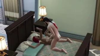 SIMS 4 - MATURE CHUBBY RED HEAD GETS ANAL FUCKED