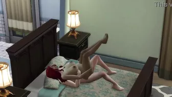 SIMS 4 - MATURE CHUBBY RED HEAD GETS ANAL FUCKED