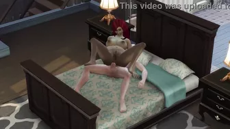 SIMS 4 - MATURE CHUBBY RED HEAD GETS ANAL FUCKED