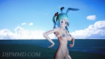 Miku - T-Ara - Bunny Style - Beach Stage 1287