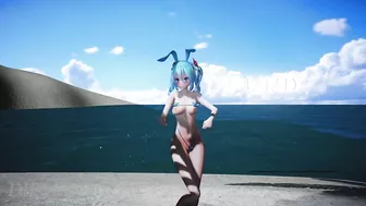 Miku - T-Ara - Bunny Style - Beach Stage 1287