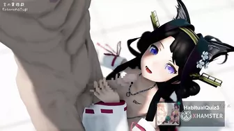 mmd r18 kongou kancolle 3d hentai sexy horny oral sex