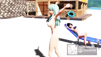 MMD r18 suzuya become an adult model after broke 3d hentai