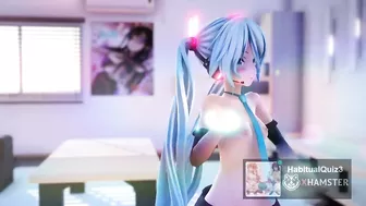 mmd r18 Miku Miku dance sex after public concert 3d hentai