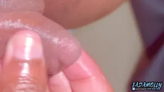 Stroking Huge Clit