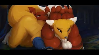 Renamon's Blowjob - ZonkPunch