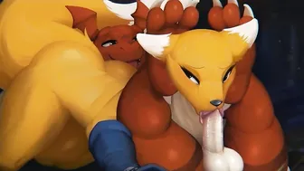 Renamon's Blowjob - ZonkPunch