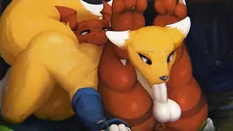 Renamon's Blowjob - ZonkPunch