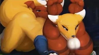 Renamon's Blowjob - ZonkPunch