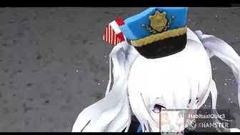 mmd r18 Secret Police KanColle Kashima fuck the Police 3d hentai